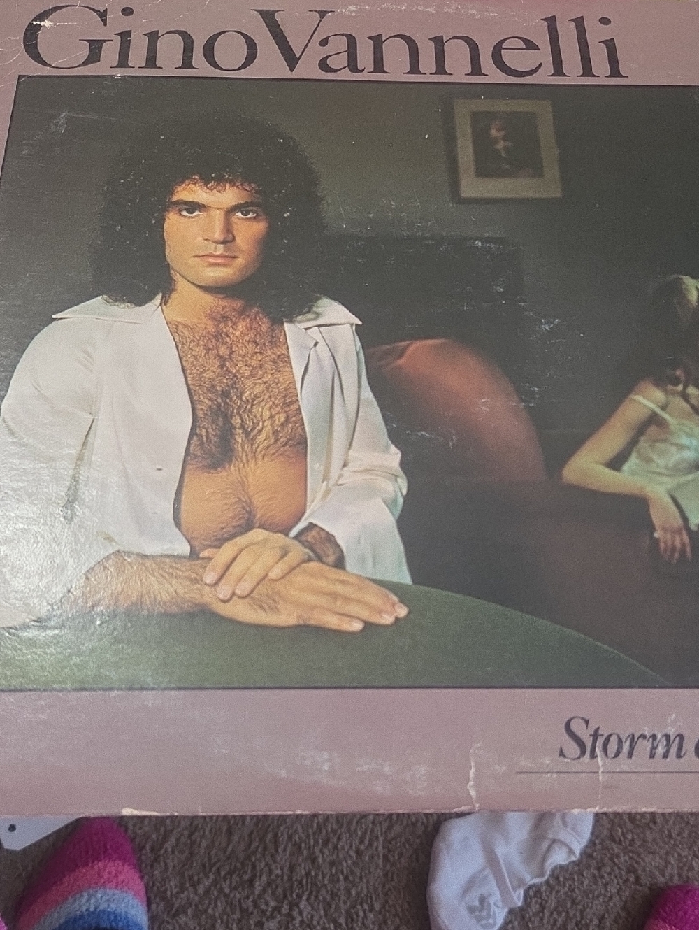 Gino Vannelli 'Storm at Sunup' Vinyl Album - Brown & Cream Cover